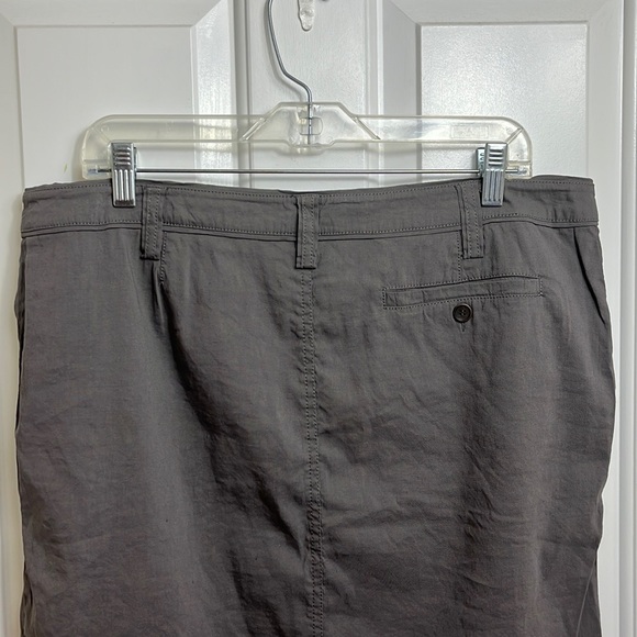 NWT Eileen Fisher Linen Blend Dapple Short Skirt Gray Size 14 - Picture 8 of 16